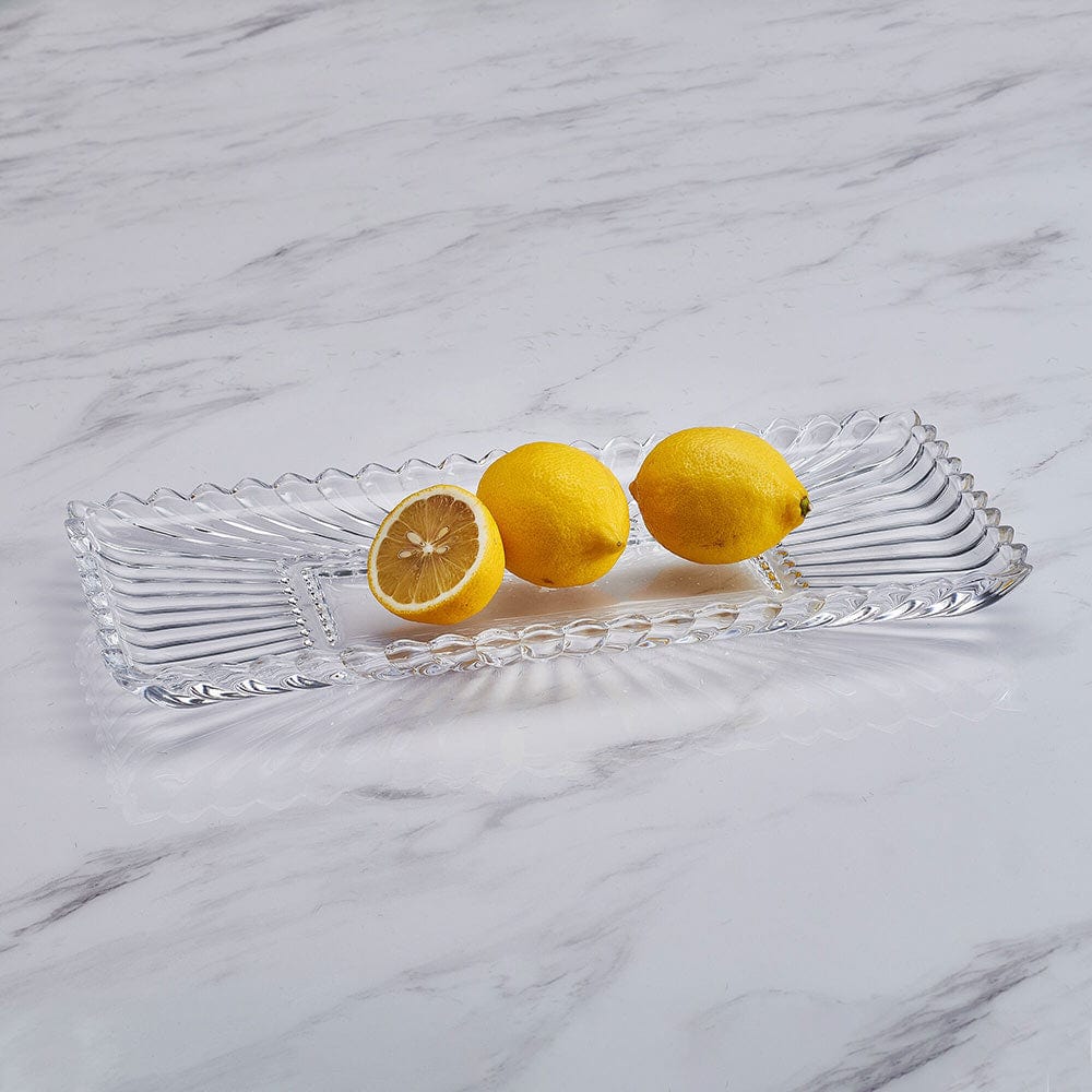 Estate Crystal Rectangular Tray