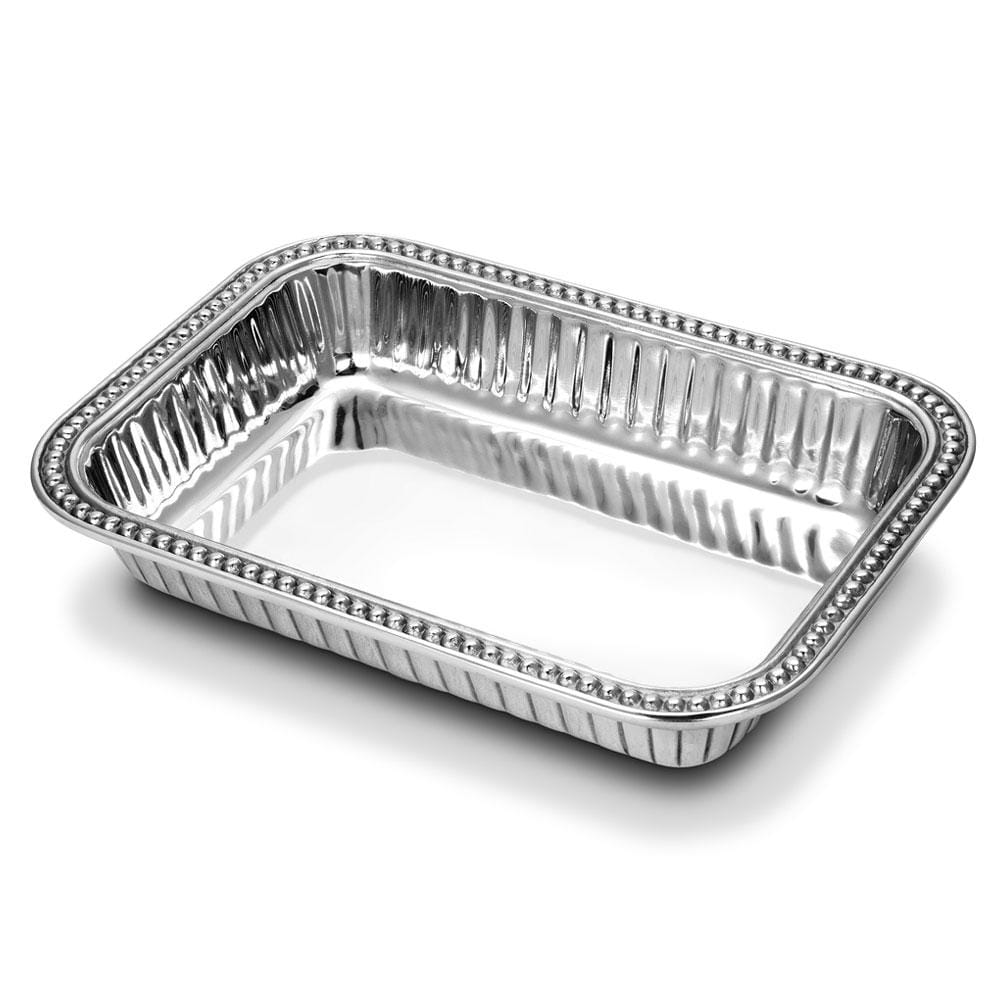 Flutes and Pearls Rectangular Baker