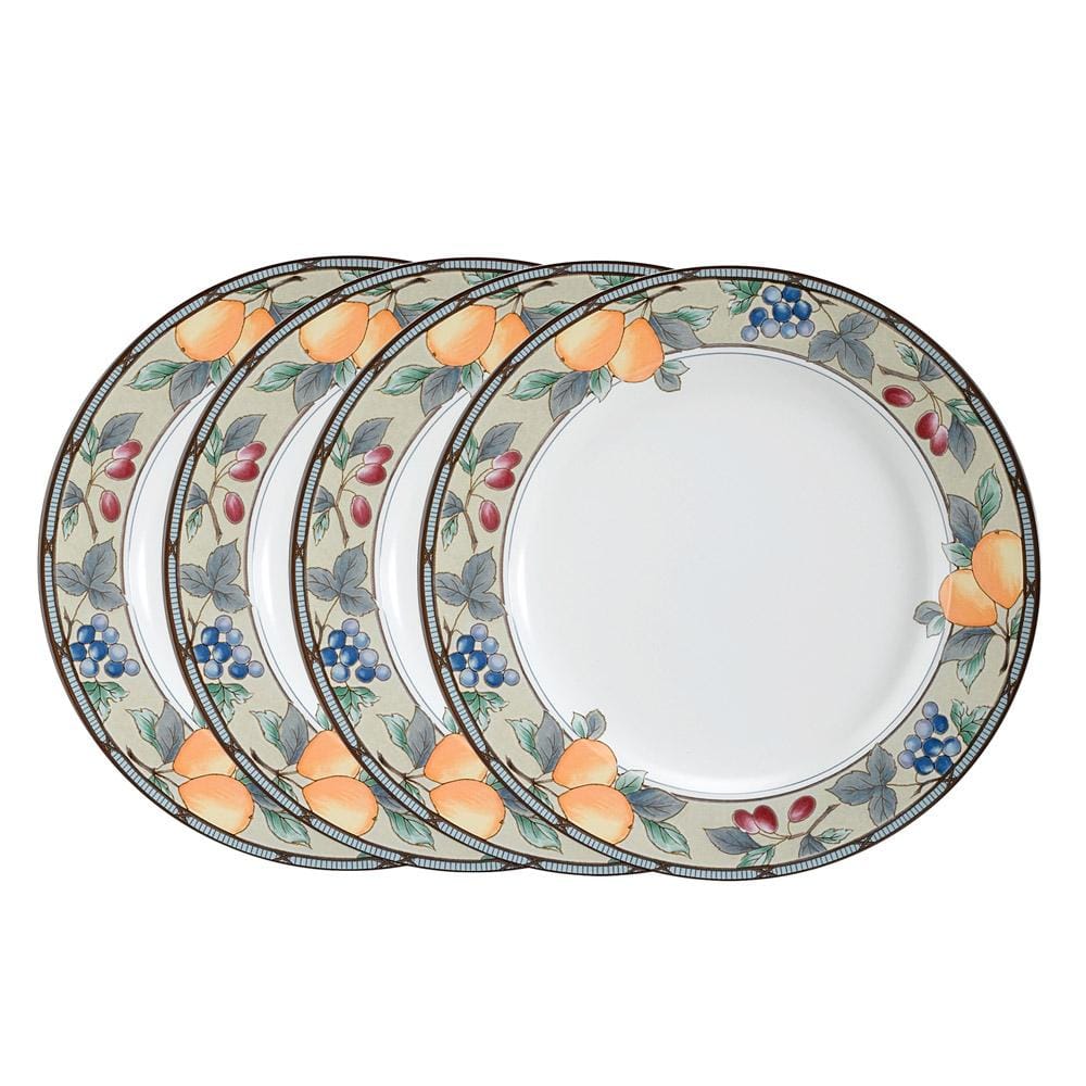 Garden Harvest Set of 4 Dinner Plates