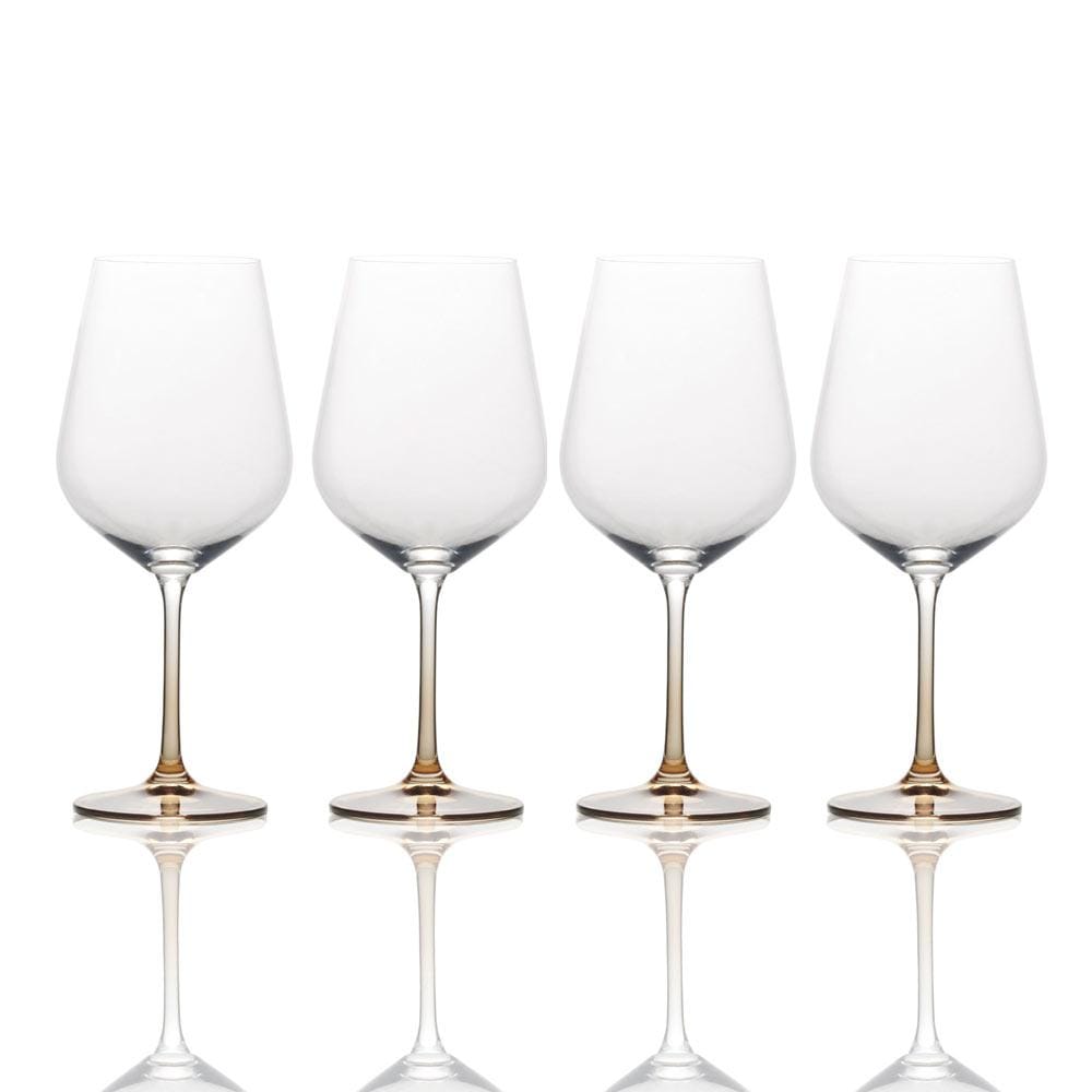 Small Wine Glasses - Matching Set of 3 - Different Colors - 4.5