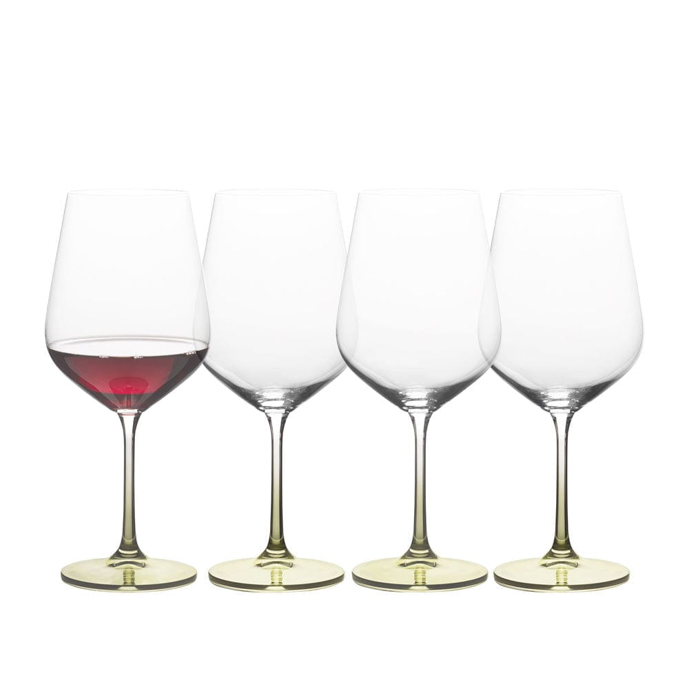 Mikasa Gianna Set of 4 Sage Ombre Red Wine Glasses