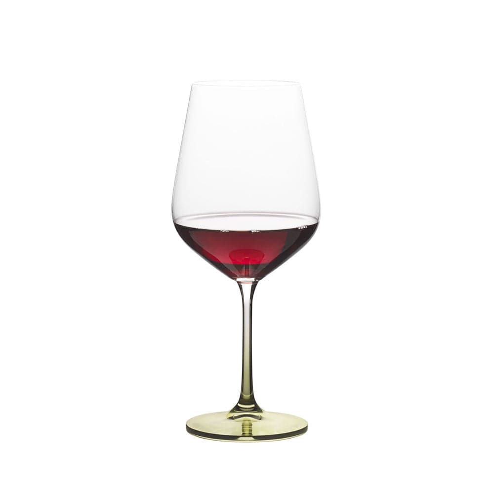 Gianna Ombre Sage Set of 4 Red Wine Glasses