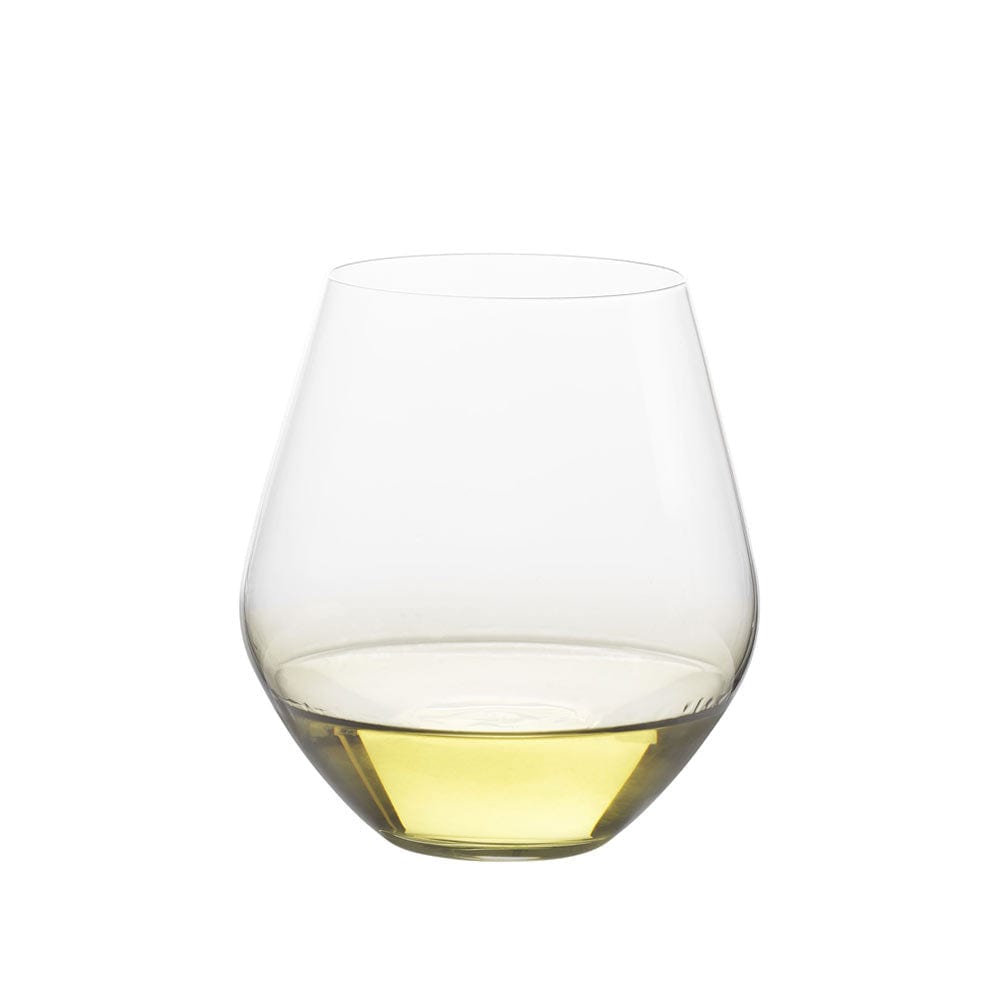 Gianna Ombre Sage Set of 4 Stemless Wine Glasses