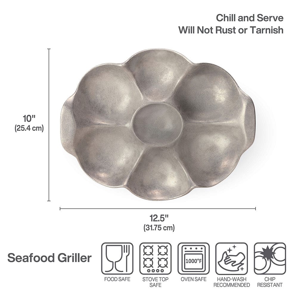 Gourmet Grillware Seafood Oyster Grill Tray