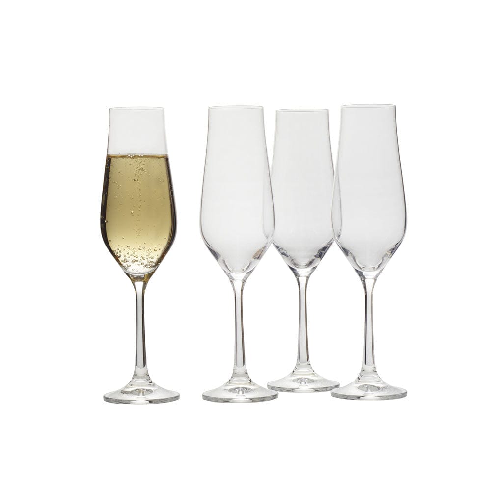 Grace Set of 4 Champagne Flute Glasses