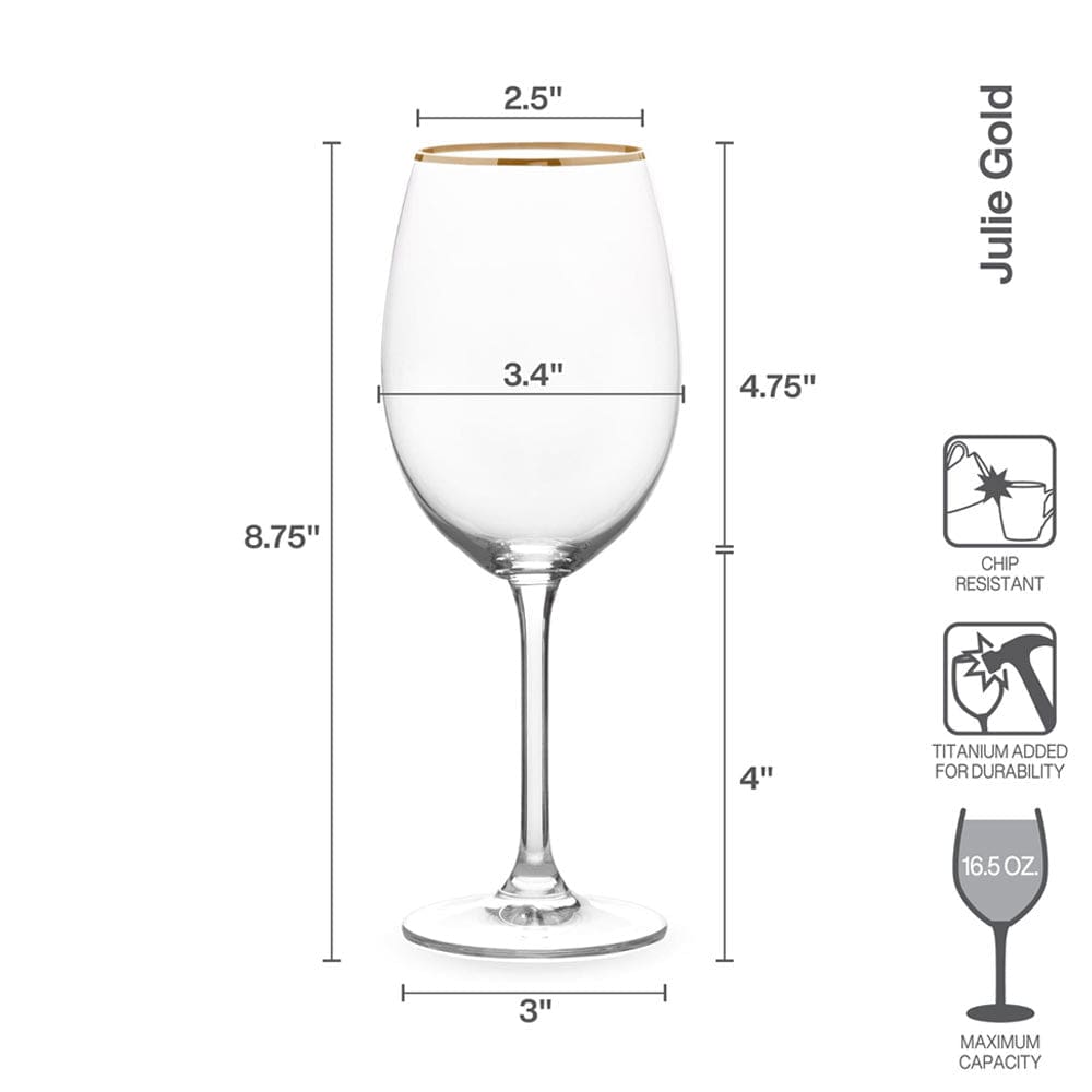 Grace Set of 4 White Wine Glasses