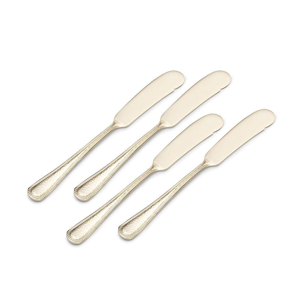 Halston Gold Plated Set of 4 Spreaders