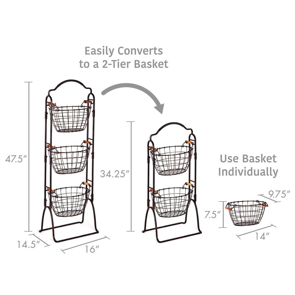 Harbor Adjustable Standing Storage Rack