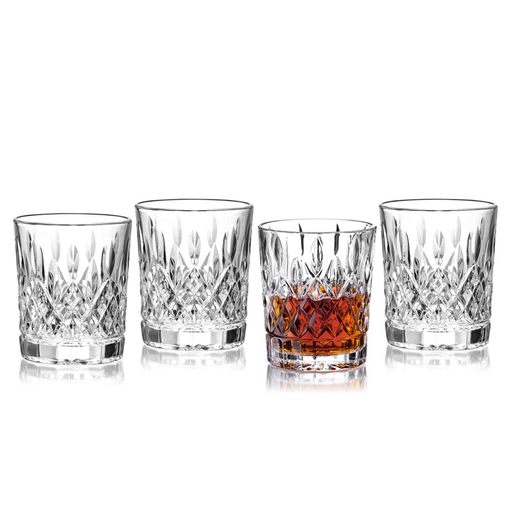 Harding 10-Ounce Rocks Whiskey Glasses, Set of 4