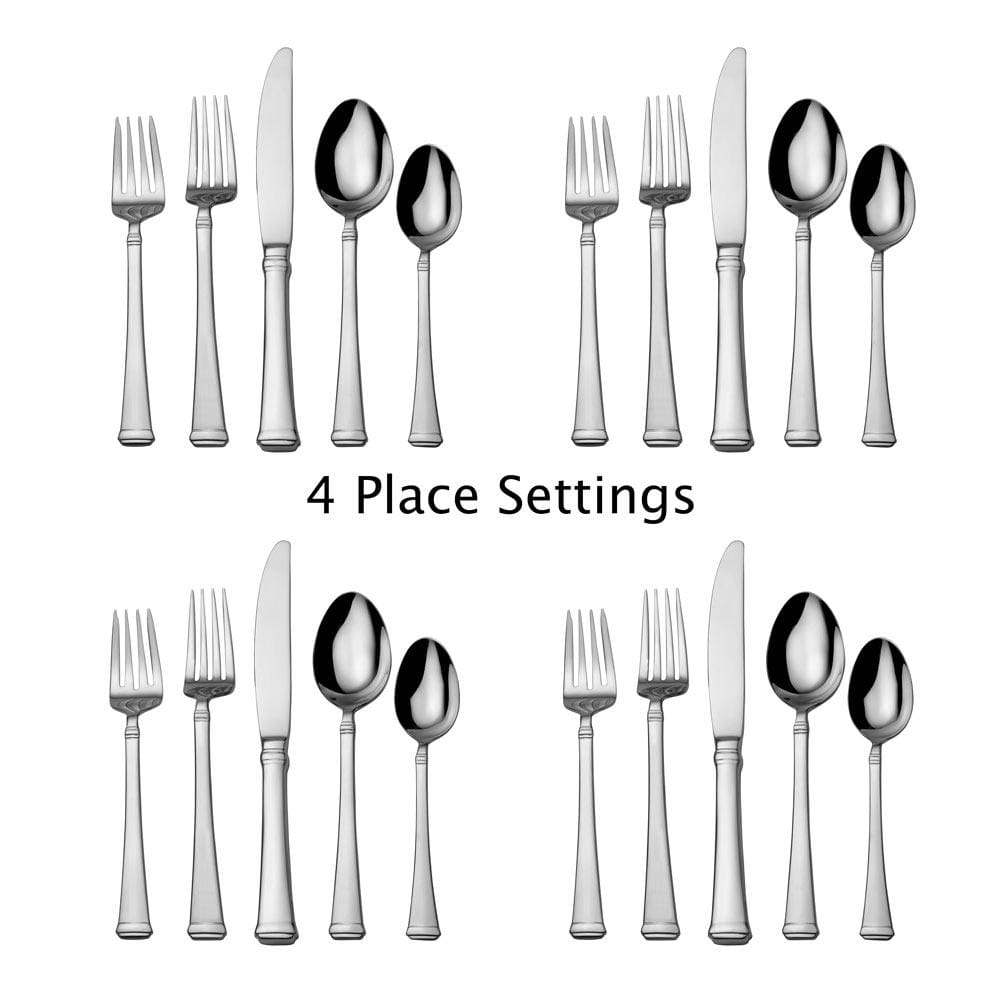 Harmony 20 Piece Flatware Set, Service for 4