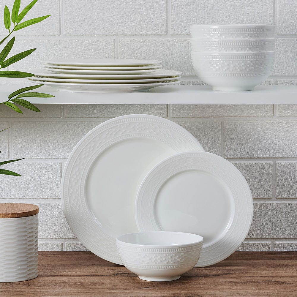 Haven 12 Piece Dinnerware Set, Service for 4 – Mikasa