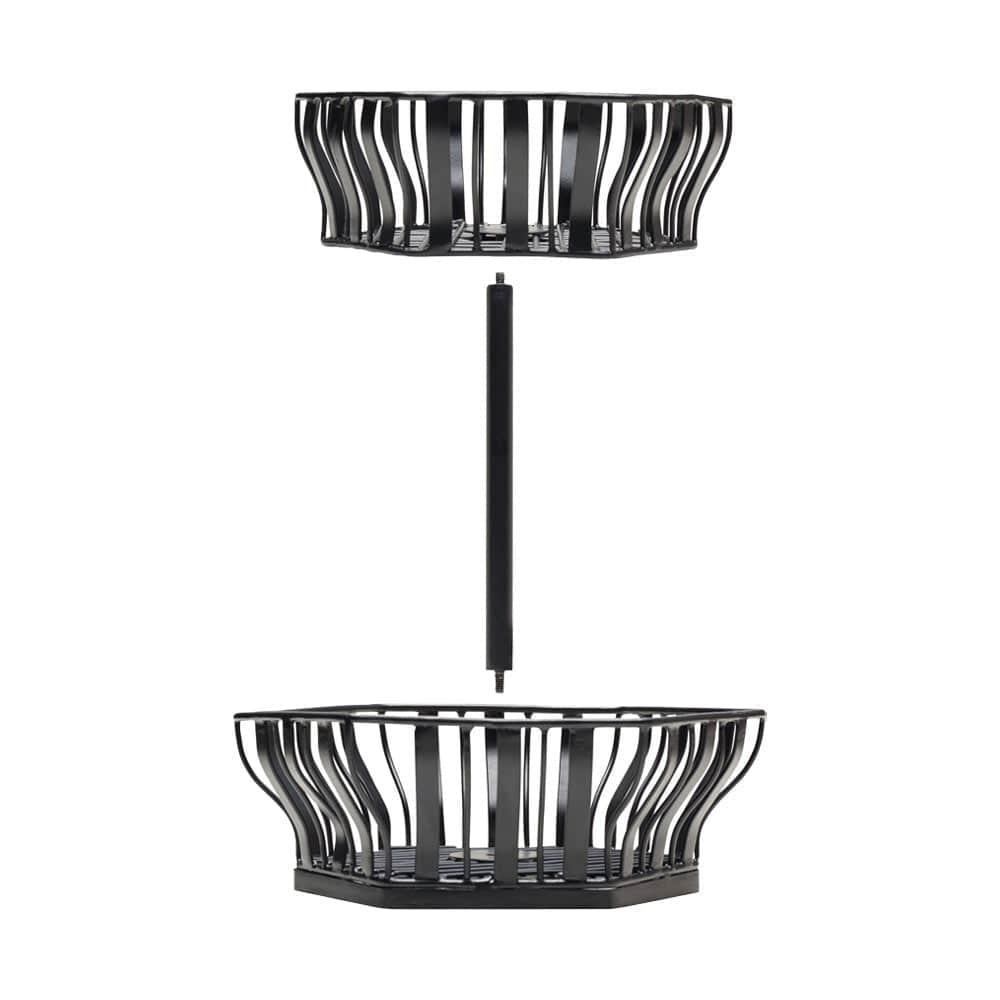 Hex 2 Tier Storage Basket