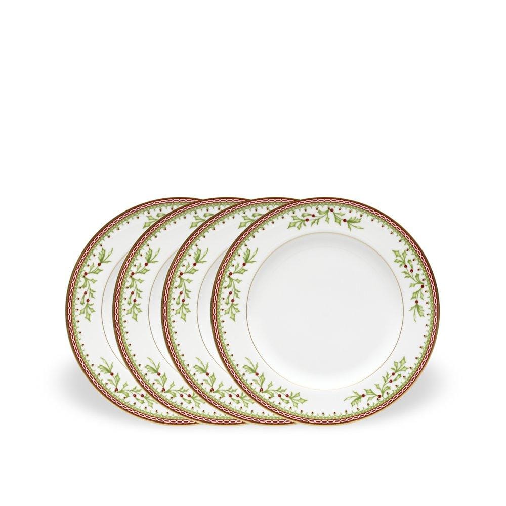 Holiday Traditions Set of 4 Salad Plates
