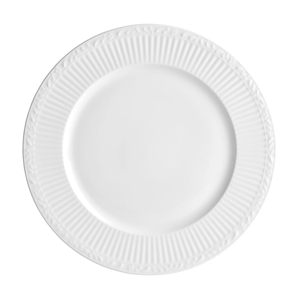 Countryside White Bone China Dinner Plate