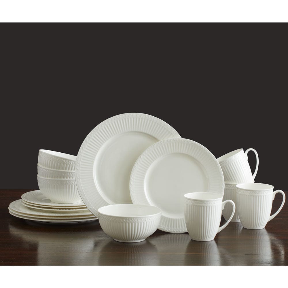 Countryside White Bone China Dinnerware Set