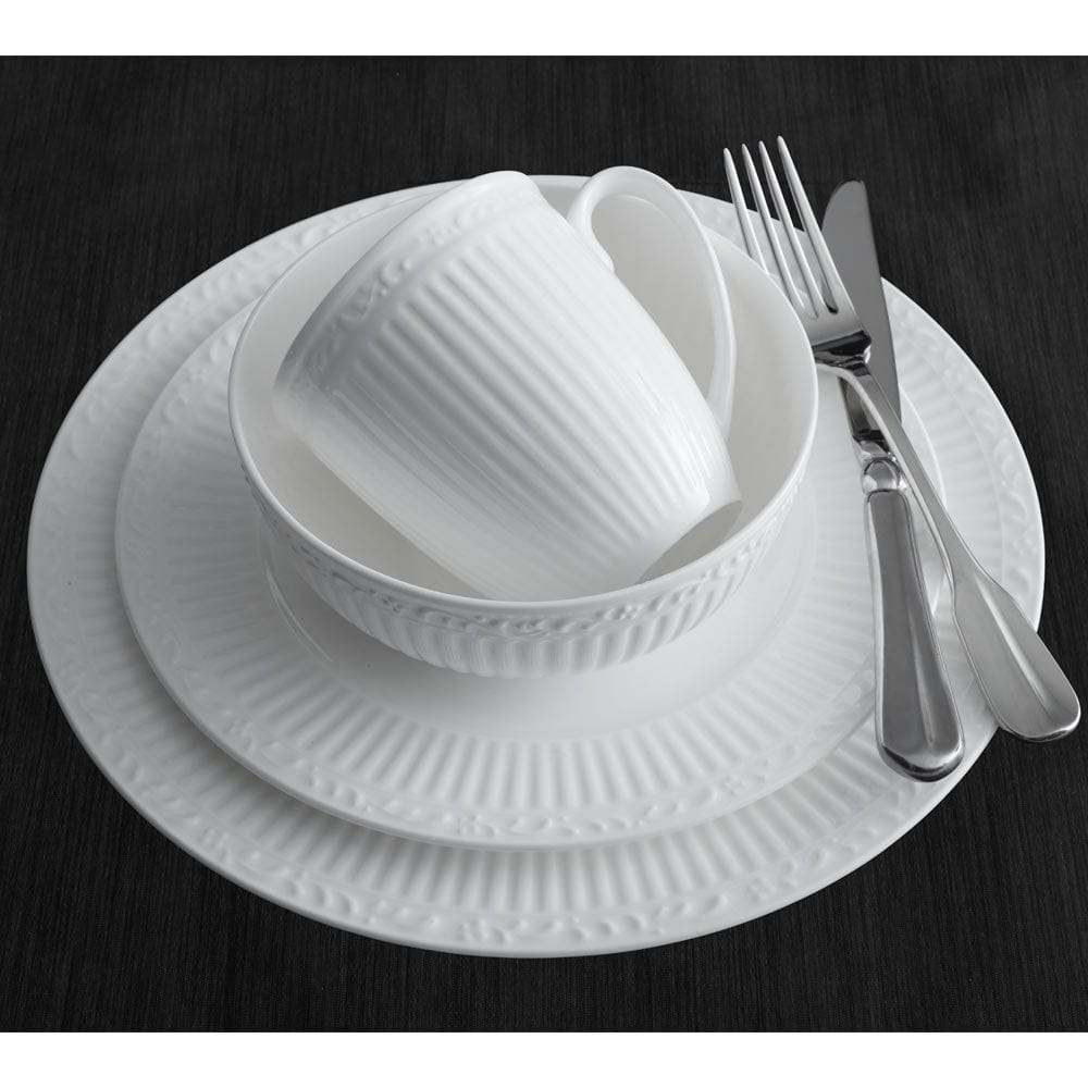 Countryside White Bone China Dinnerware Set