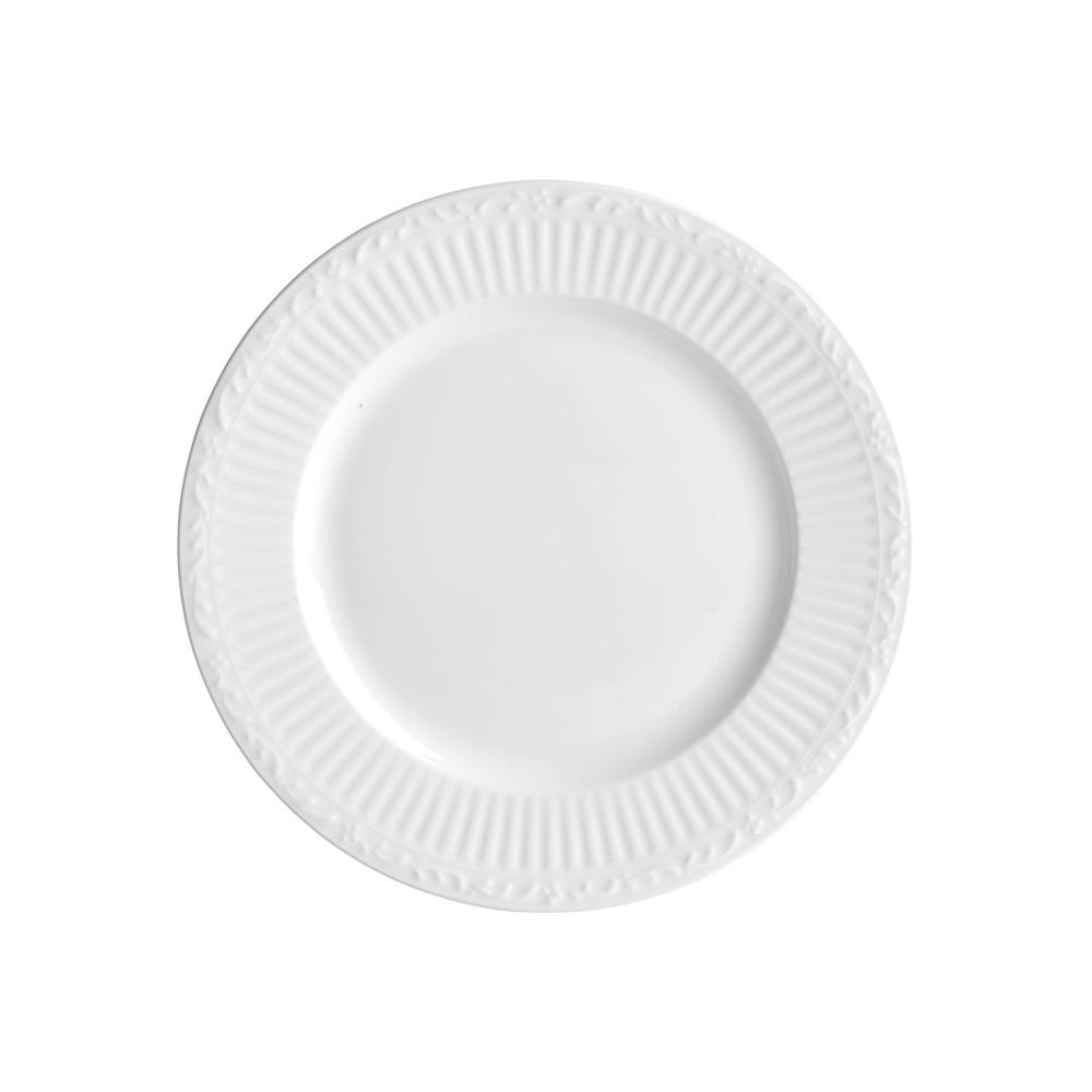 Countryside White Bone China Salad Plate