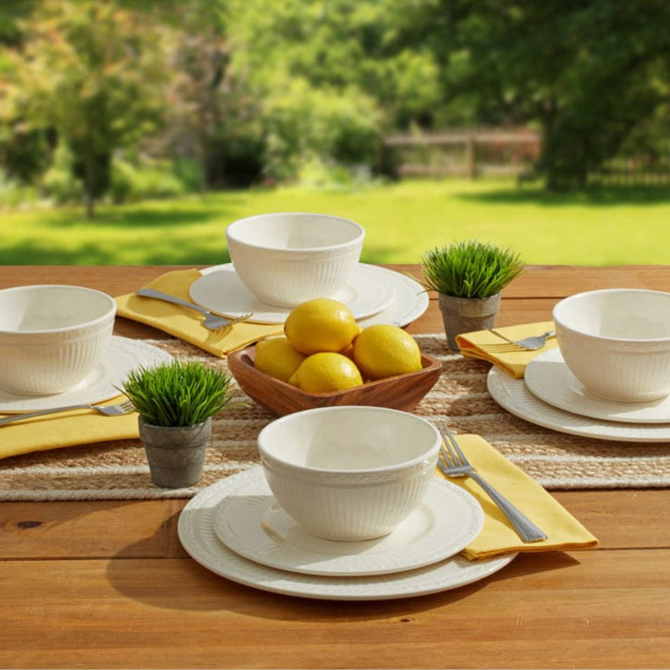 Italian Countryside® Melamine Outdoor 12 Piece Dinnerware Set, Service for 4