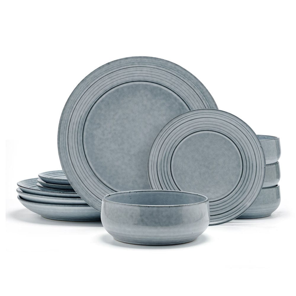 Jensen 12 Piece Dinnerware Set, Service for 4 Mikasa