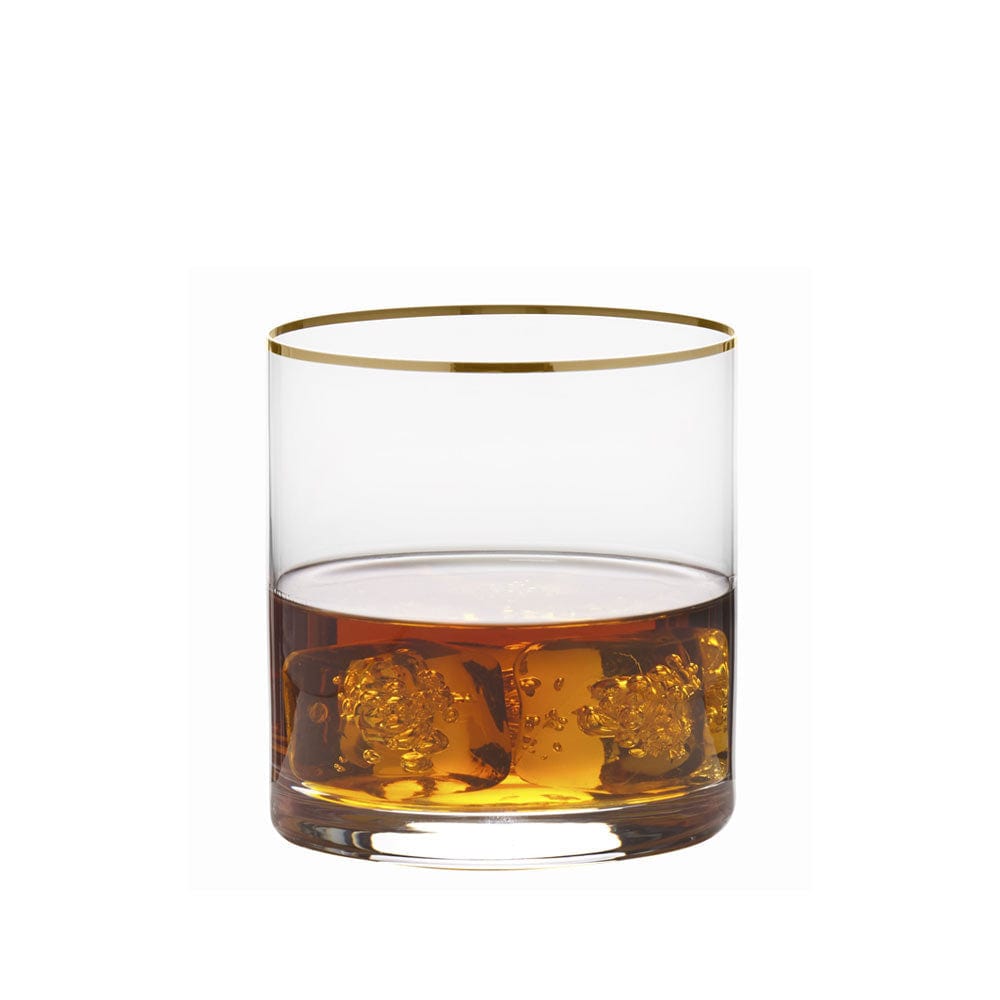 Julie Gold Set of 4 Double Old Fashioned Whiskey Glasses – Mikasa