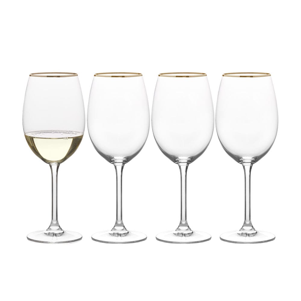 Julie Gold Set of 4 White Wine Glasses – Mikasa