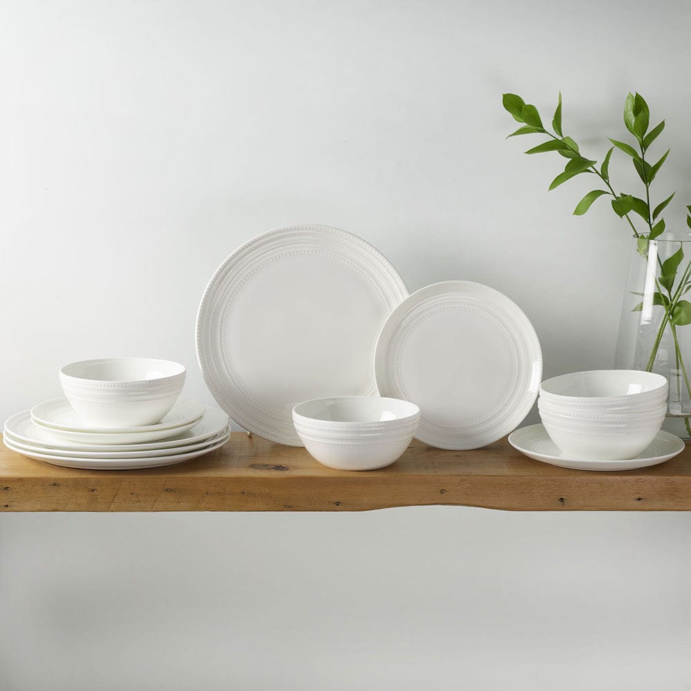 Kamryn Vegan Bone™ 12 Piece Dinnerware Set, Service for 4