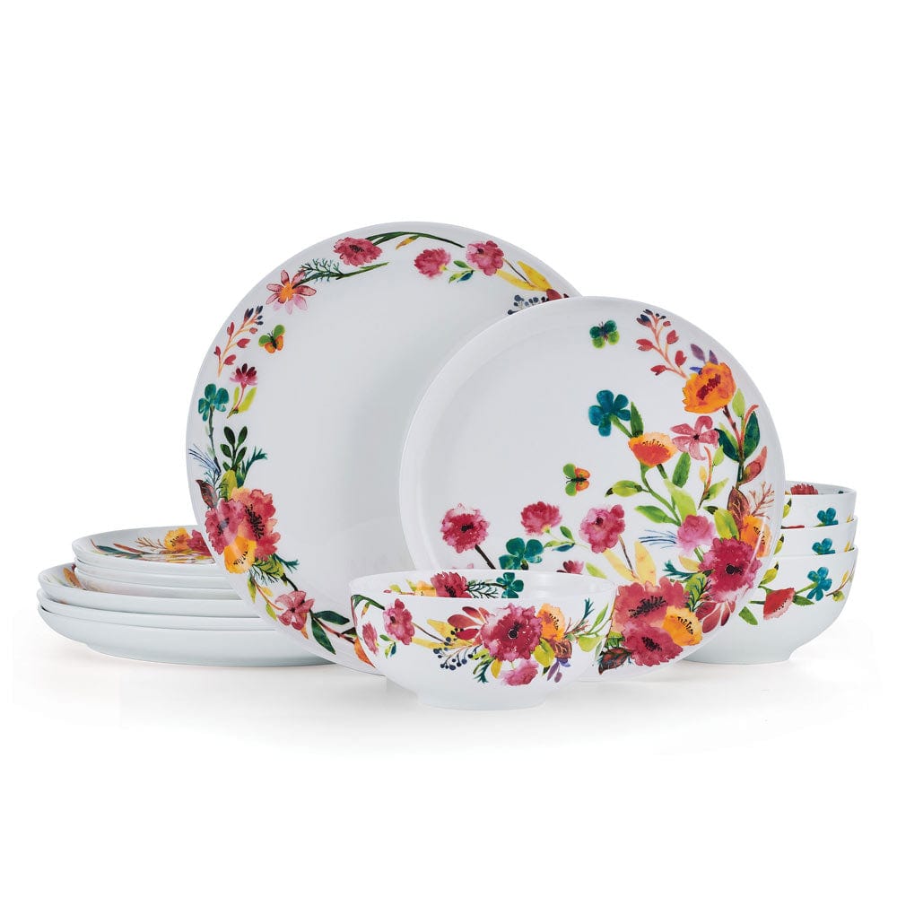 Karina 12 Piece Dinnerware Set, Service for 4