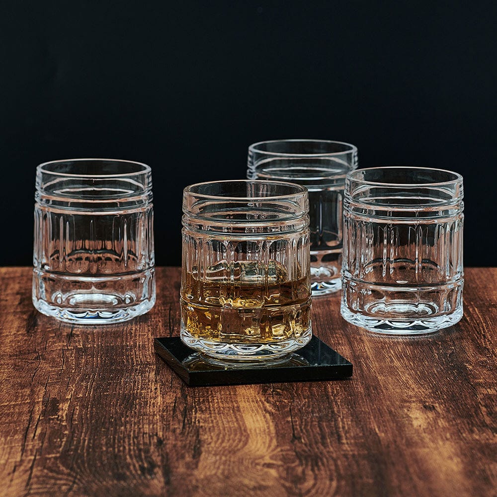 Lawrence Set of 4 Double Old Fashioned Whiskey Glasses