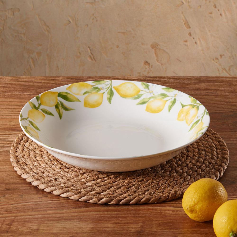 Lemons Serving Bowl, 10 Inch