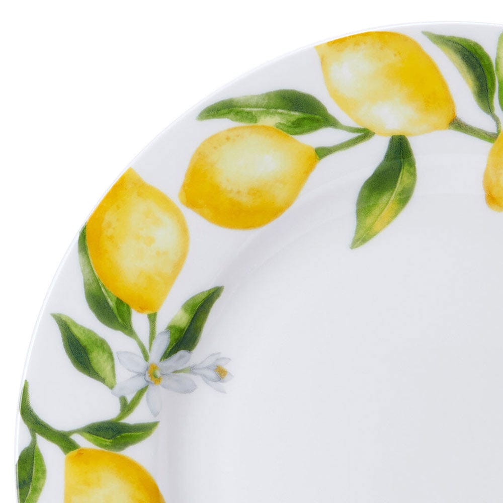 Lemons Set of 4 Dinner Plates