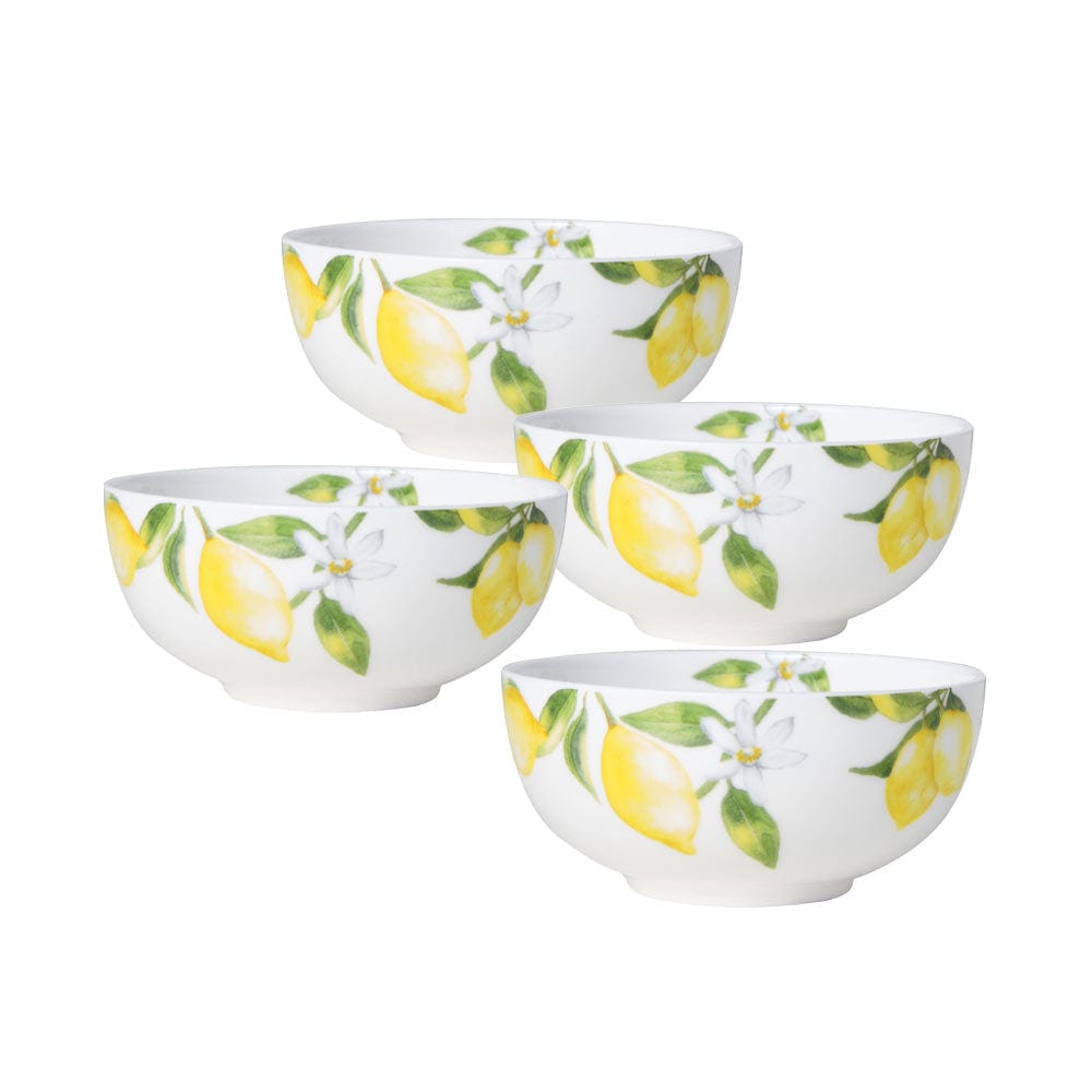 Lemons Set of 4 Fruit Bowls