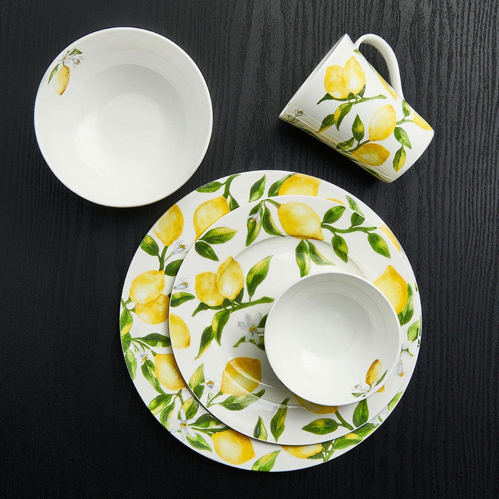 Lemons Set of 4 Fruit Bowls