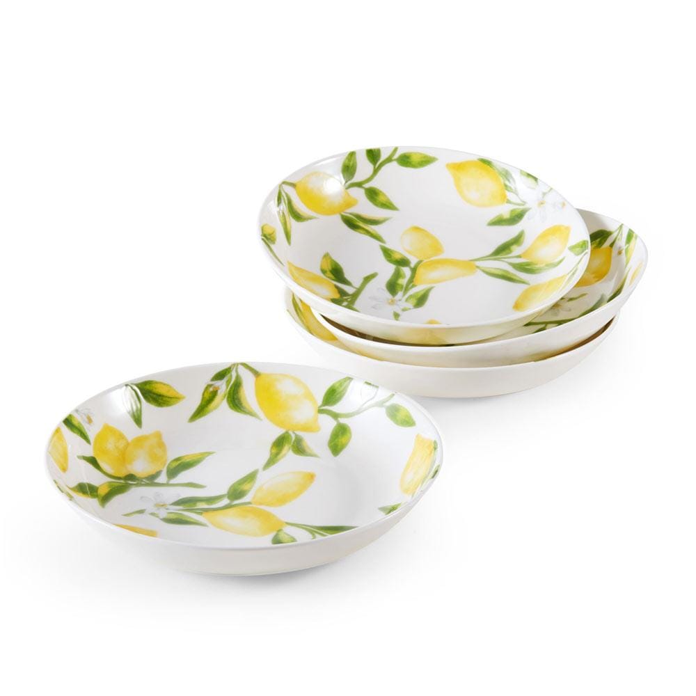 Lemons Set of 4 Pasta Bowls