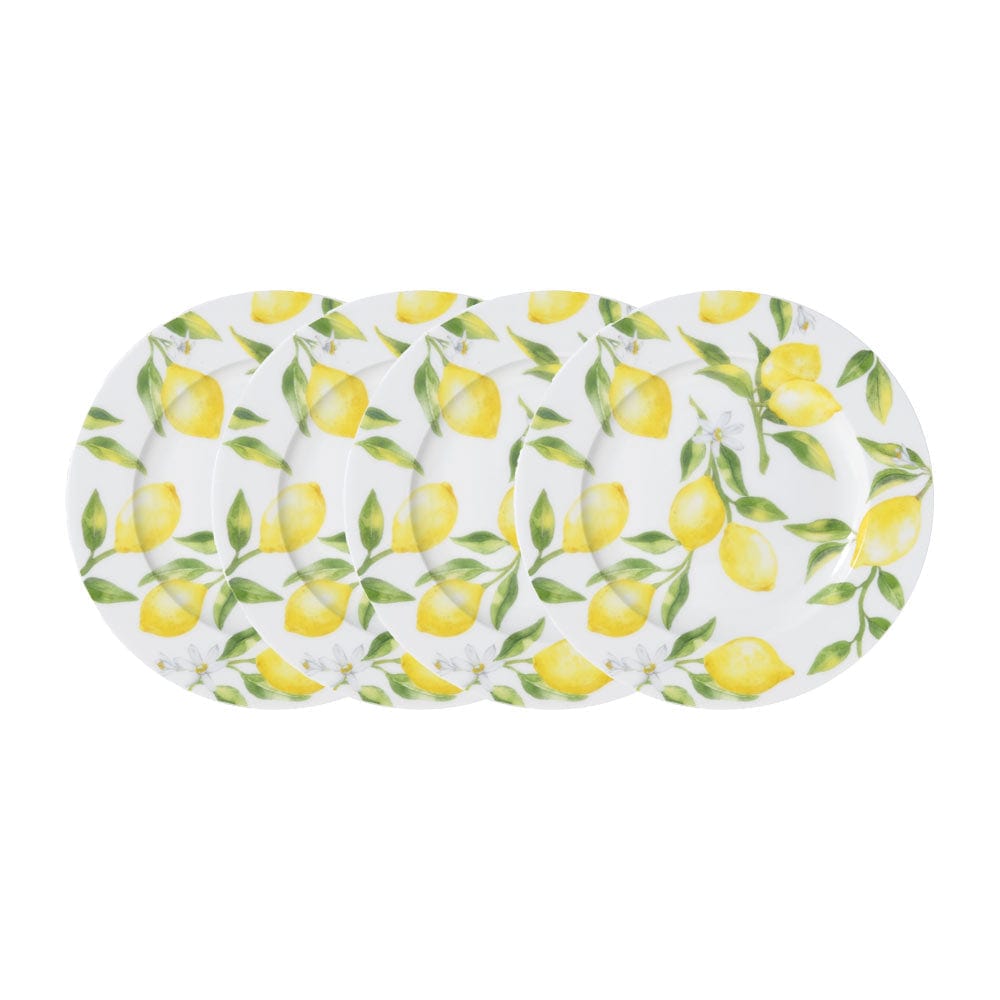 Lemons Set of 4 Salad Plates