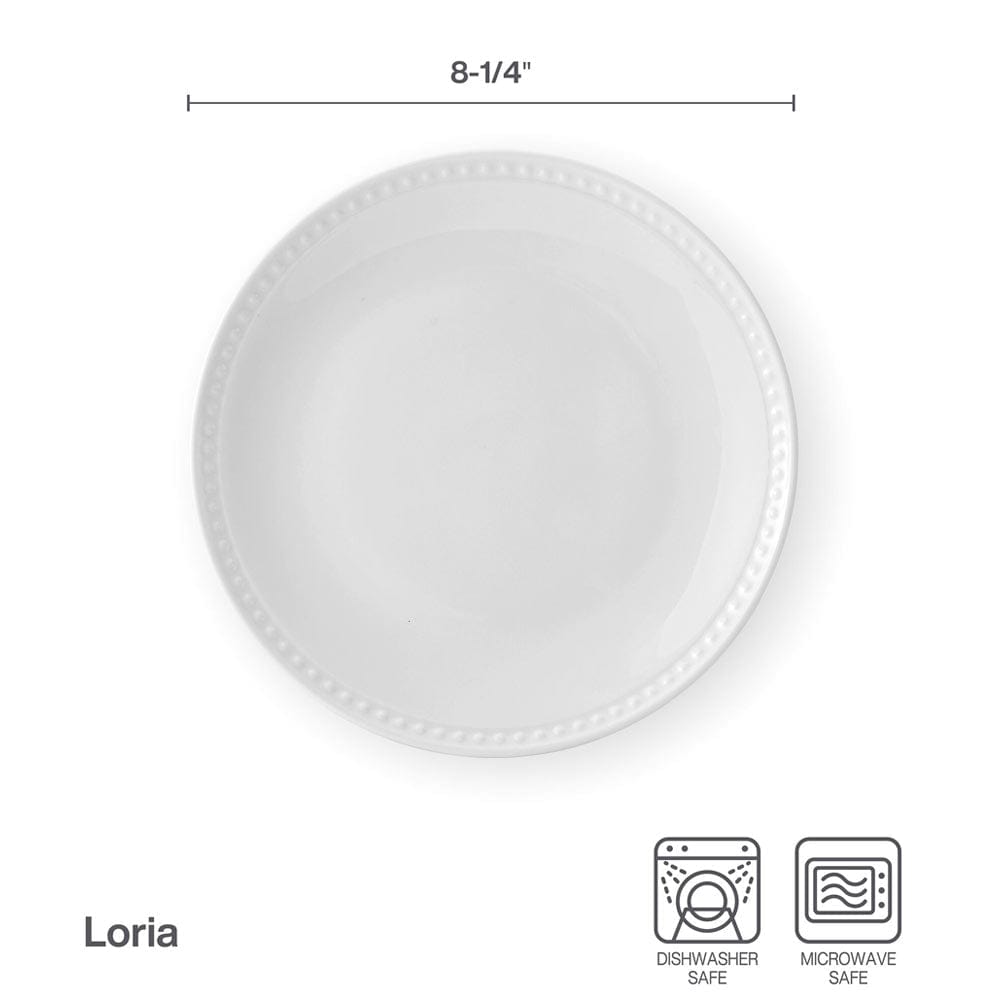 Loria Set of 4 Salad Plates