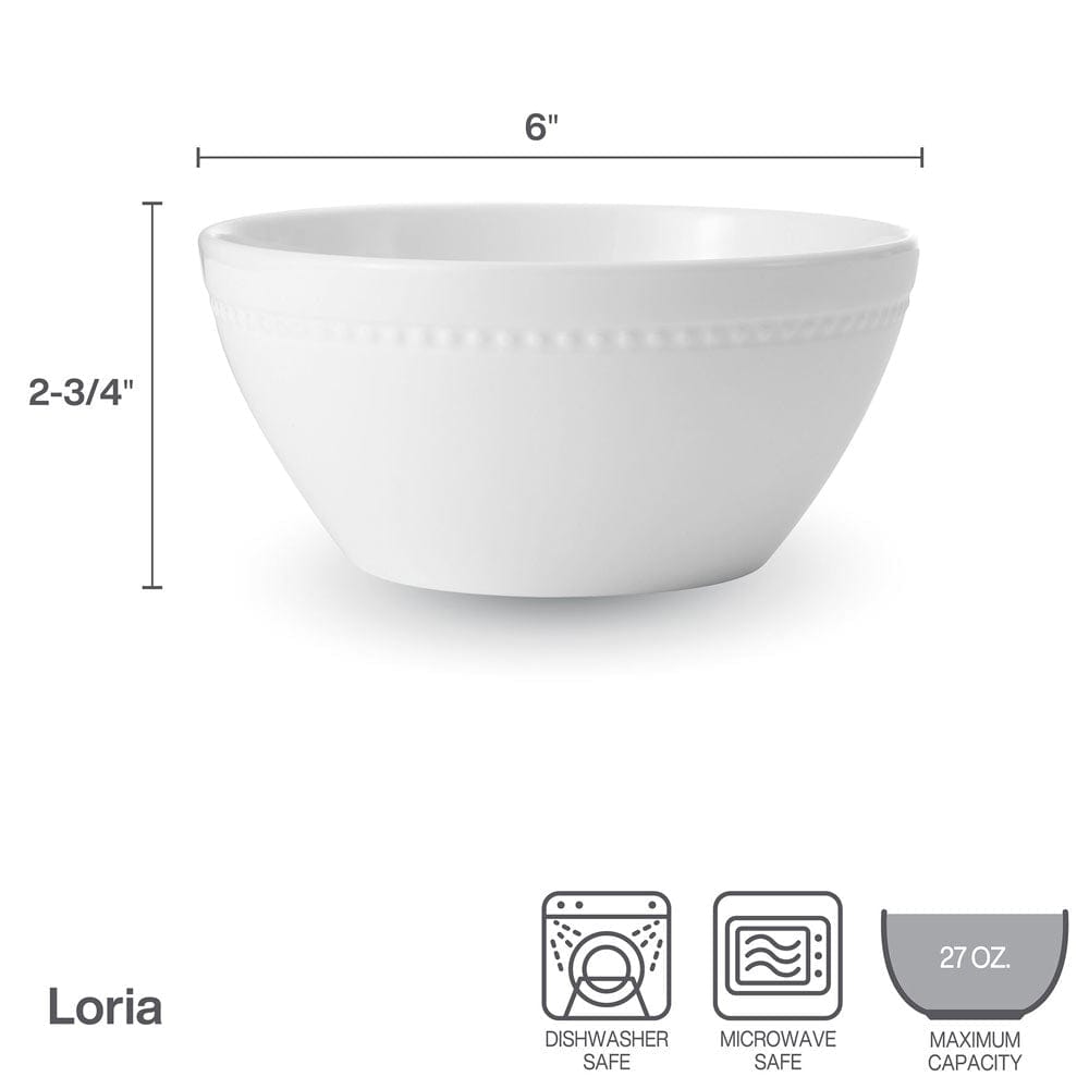 Loria Set of 4 Soup Cereal Bowls