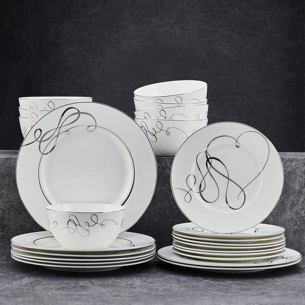Love Story 24 Piece Dinnerware Set, Service for 8