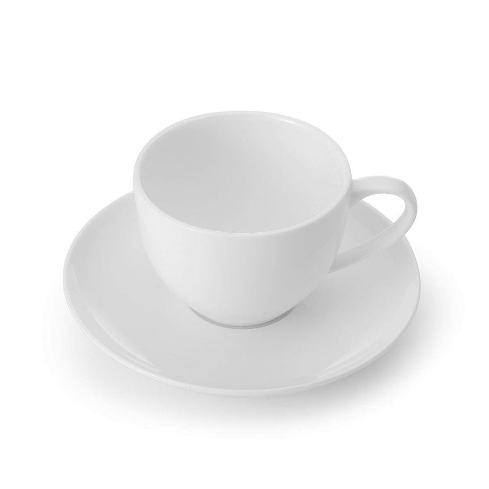Lucerne White Tea Cup and Saucer - Main Image