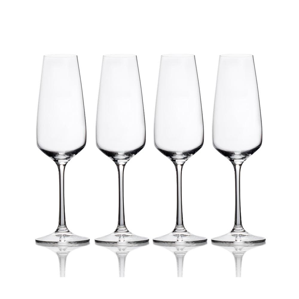 Grace Set of 4 Champagne Flute Glasses – Mikasa