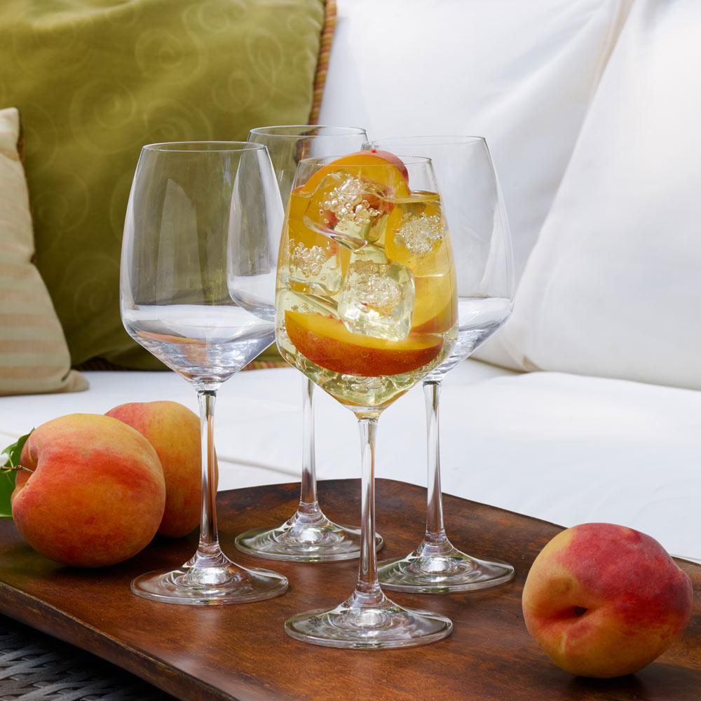 Melody Set of 4 White Wine Glasses