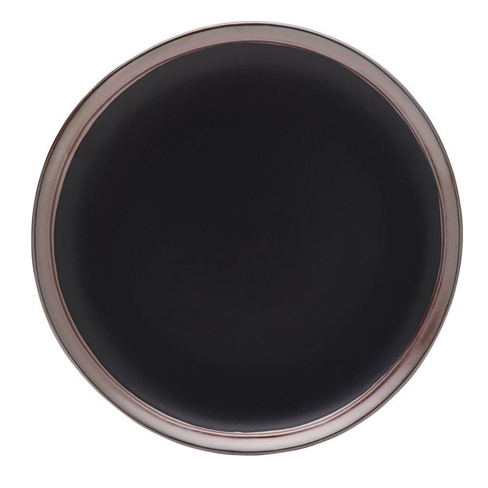 Miller Black 12 Piece Dinnerware Set, Service for 4