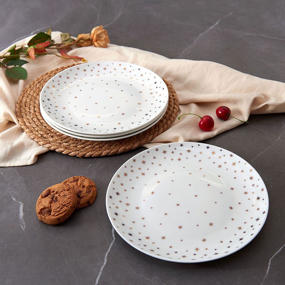 Millie Gold Set of 4 Salad Plates