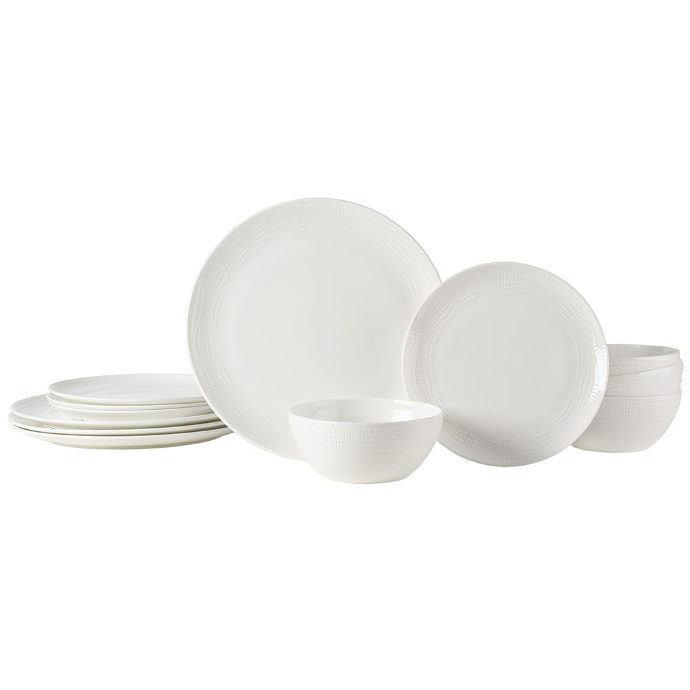 Mirabel Vegan Bone™ 12 Piece Dinnerware Set, Service for 4