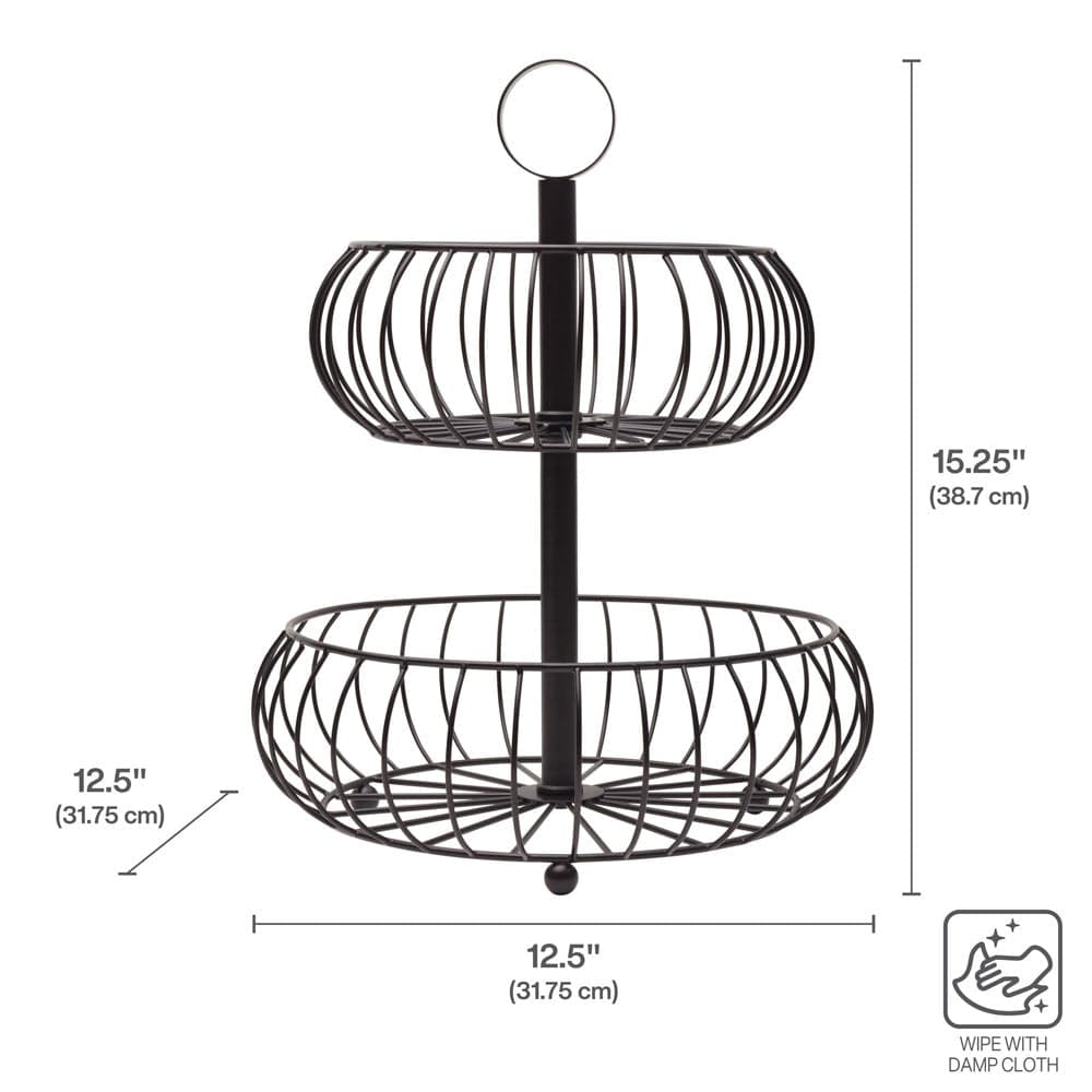 Monroe 2 Tier Fruit Storage Basket