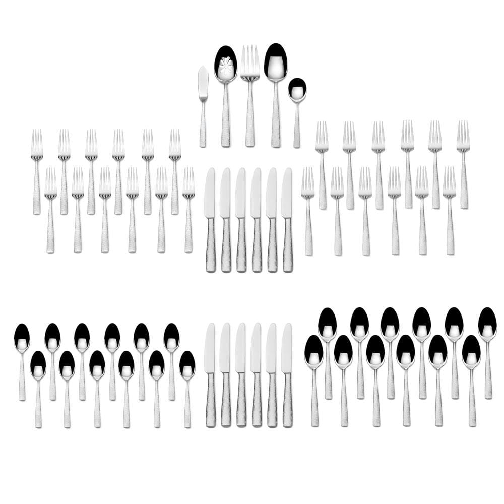 Oliver 65 Piece Flatware Set, Service for 12