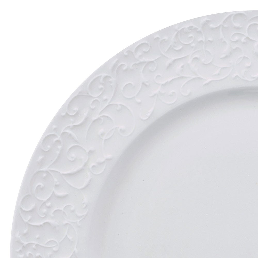 Parchment White 18 Piece Dinnerware Set, Service for 6