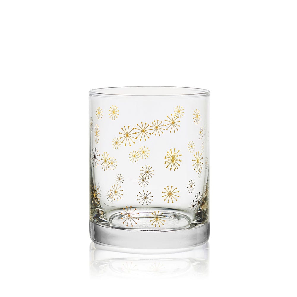 Party Set of 4 Double Old Fashioned Whiskey Glasses