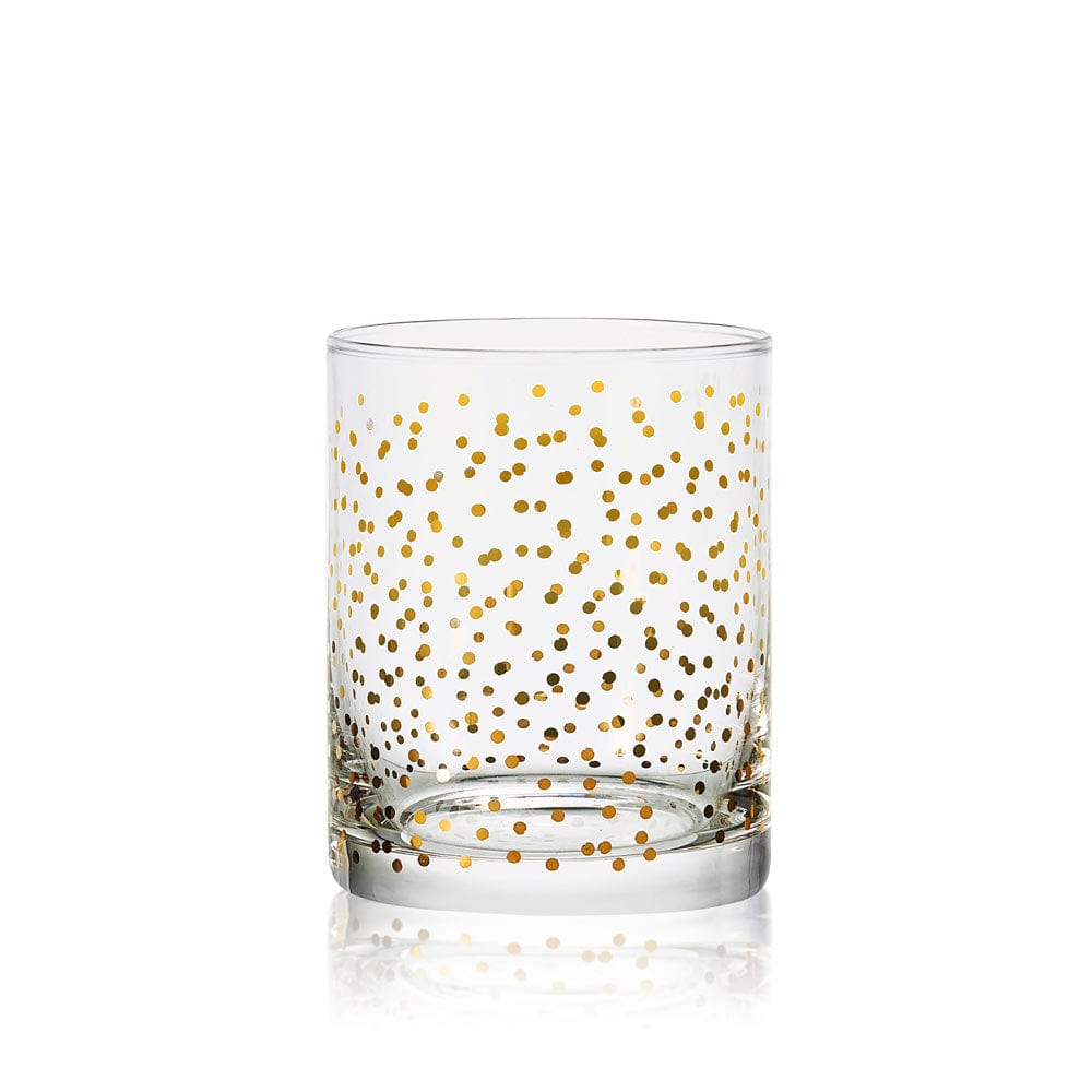 Party Set of 4 Double Old Fashioned Whiskey Glasses