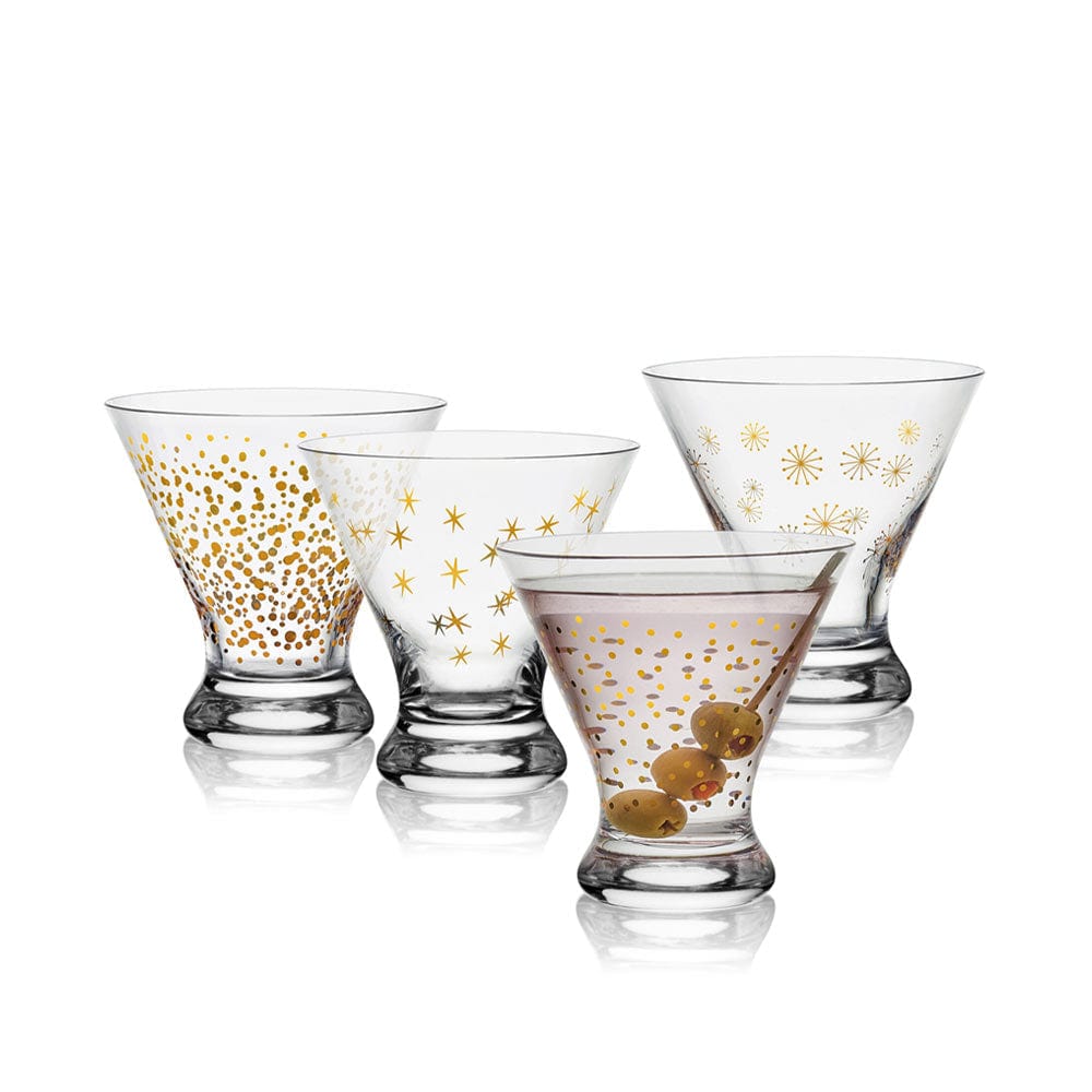 Mikasa Cheers 10-Ounce Martini Glasses, Service for 4 