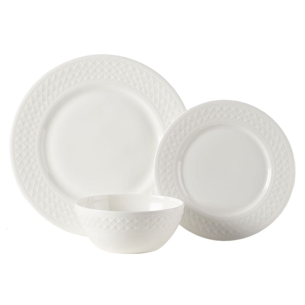 Patterson Vegan Bone™ 12 Piece Dinnerware Set, Service for 4